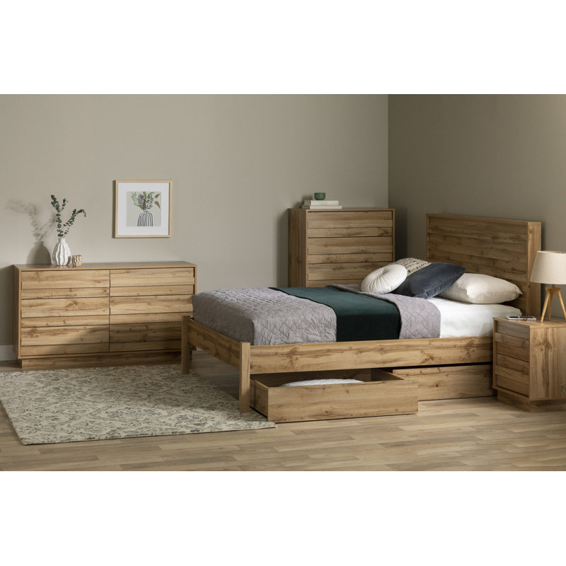 Serrano  5-Drawer Chest, Brown