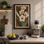 Study in Cream Botanical - Wrapped Canvas-951900769-951900798