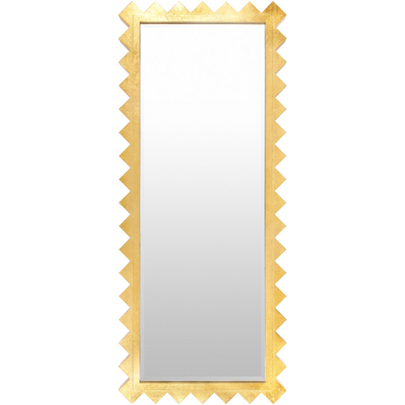 Miroir mural Besarion, 60 po x 25 po, Or