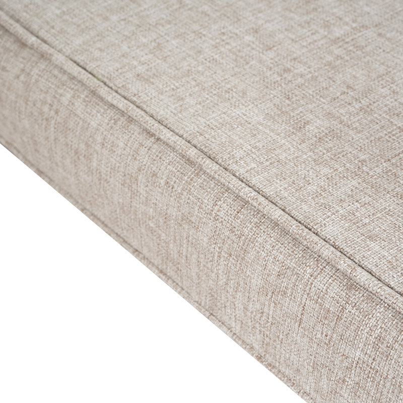 Coussin de chaise d'extérieur avec attaches Dall, Beige