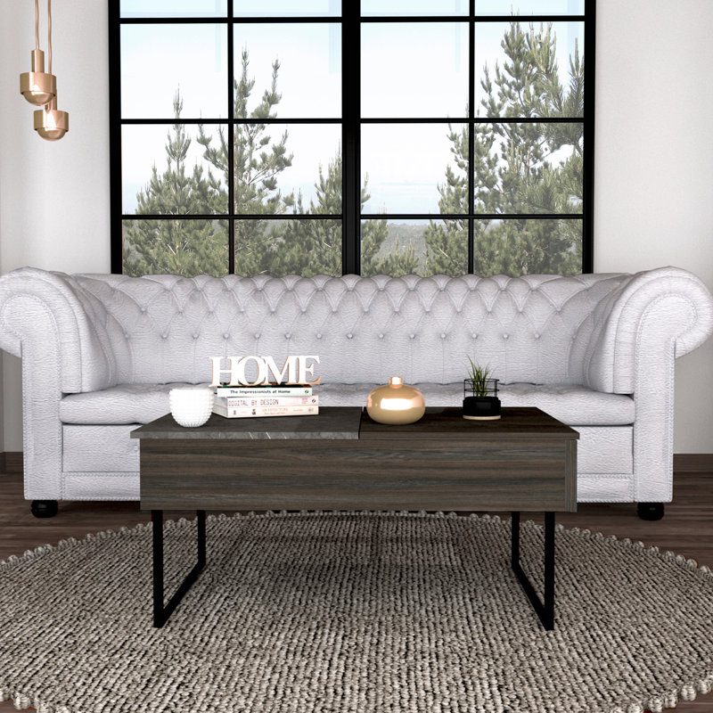 Table basse Westover, Brun