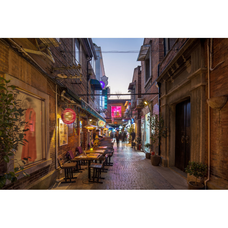 Shanghai The Tianzifang Of The Shikumen Building Group by Cyoginan - Wrapped Canvas Print, 30cm H x 46cm W
