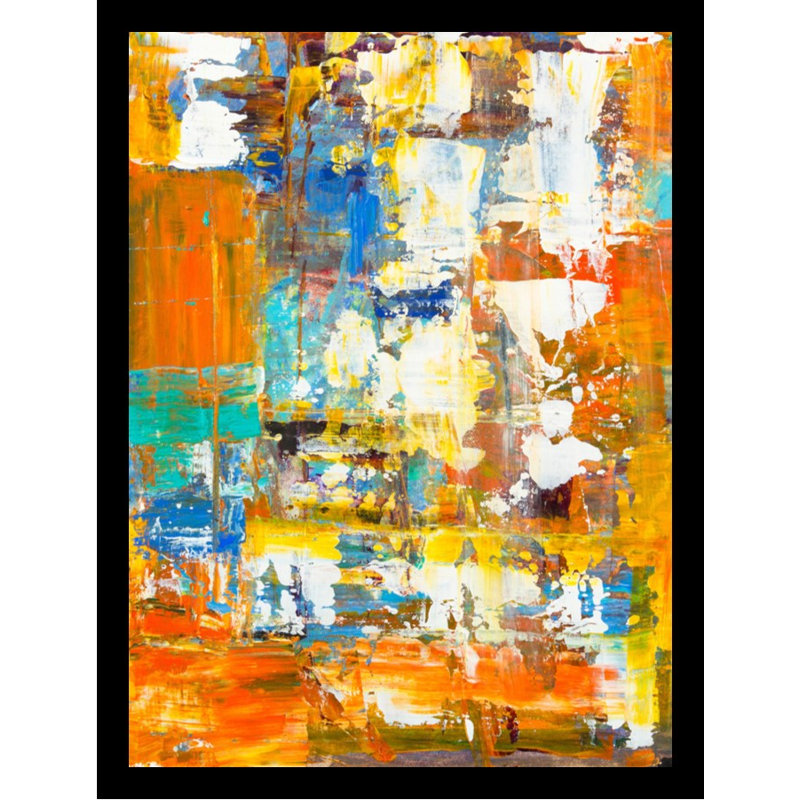 « traffic jam i poster » par elizabeth stack, reproduction d’art encadrée, H 24 po x l 18 po x P 1 po