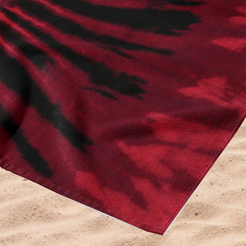 Serviette de plage psychédélique NCAA, serviette de piscine Soft Vibrant College, 30 x 60 pouces, Utah Utes