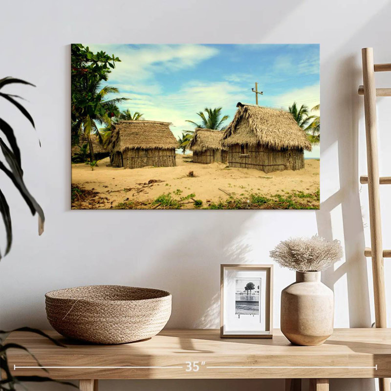 Cabanes de plage Alvord Garifuna Village, H 16 po x l 24 po