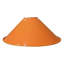 10cm H Metal Cone Lamp Shade in Orange