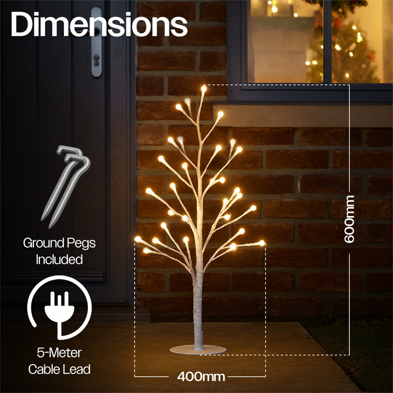 LED Indoor / Outdoor Lighted Trees & Branches, 60cm