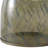 Glass and Metal Accent Table with Modern Sculptural Design.
