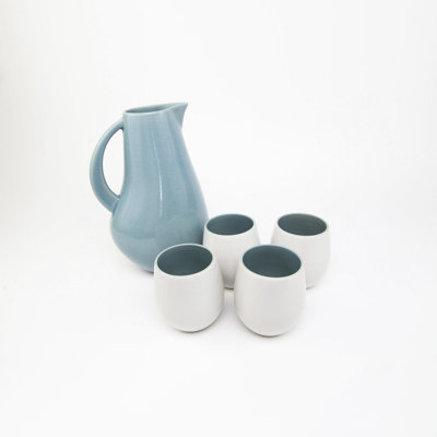 Borgen 5-Piece Goblet and Pitcher Set