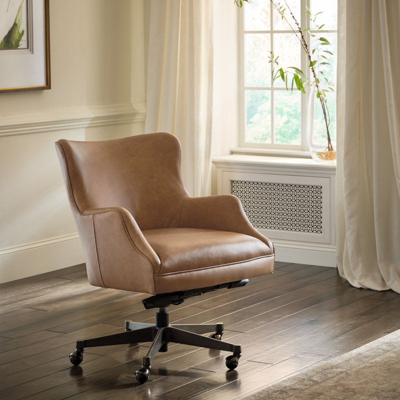 Kelson Deep Camel Executive Office Chair, Orange