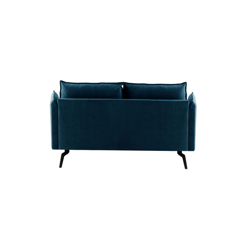 Dafinka 2 Seater Velvet Sofa, Dark Blue
