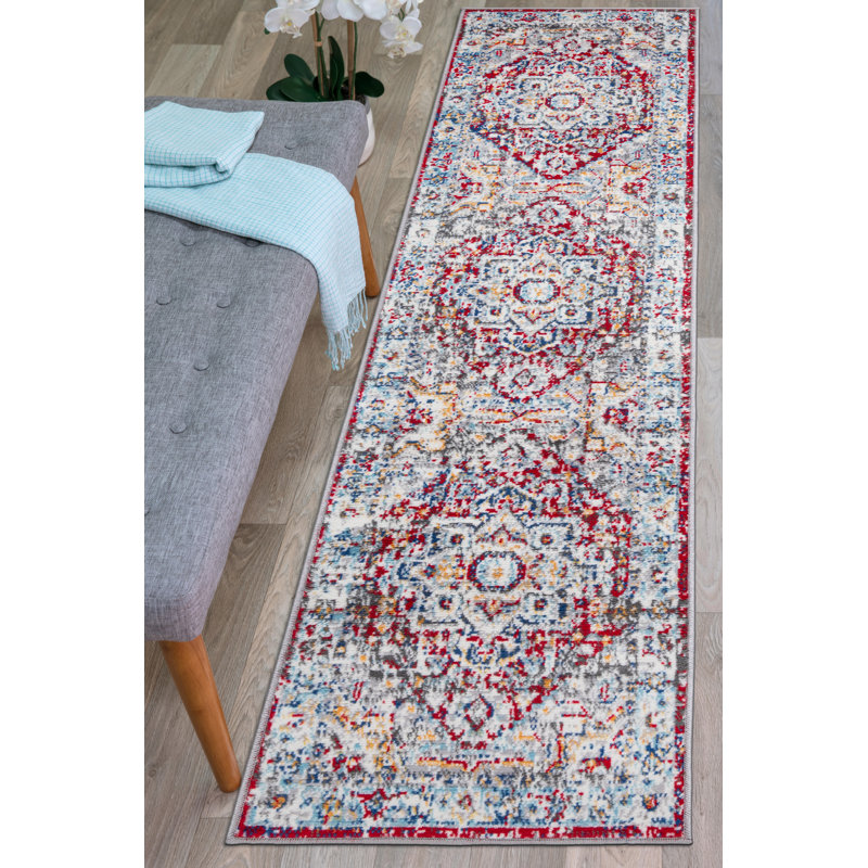 Doyers Oriental Indoor Rug, Runner 2' x 7'