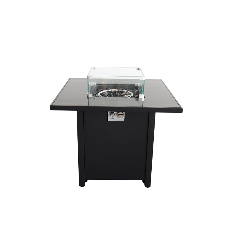 Sarnoff Hidden-tank Smokeless Steel Fire Pit Table