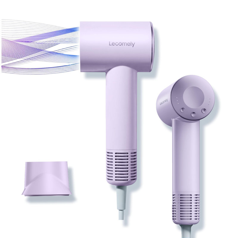 Travel Ionic Hair Dryer, Dual Voltage High Speed Blow Dryer with Negative Ions, Ultra Lightweight Portable Design for Global Travel and Fast Drying