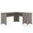 60W L Shaped Desk with Storage in Driftwood Gray-906071866