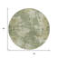 Tapis rond 8 po Sage And Beige