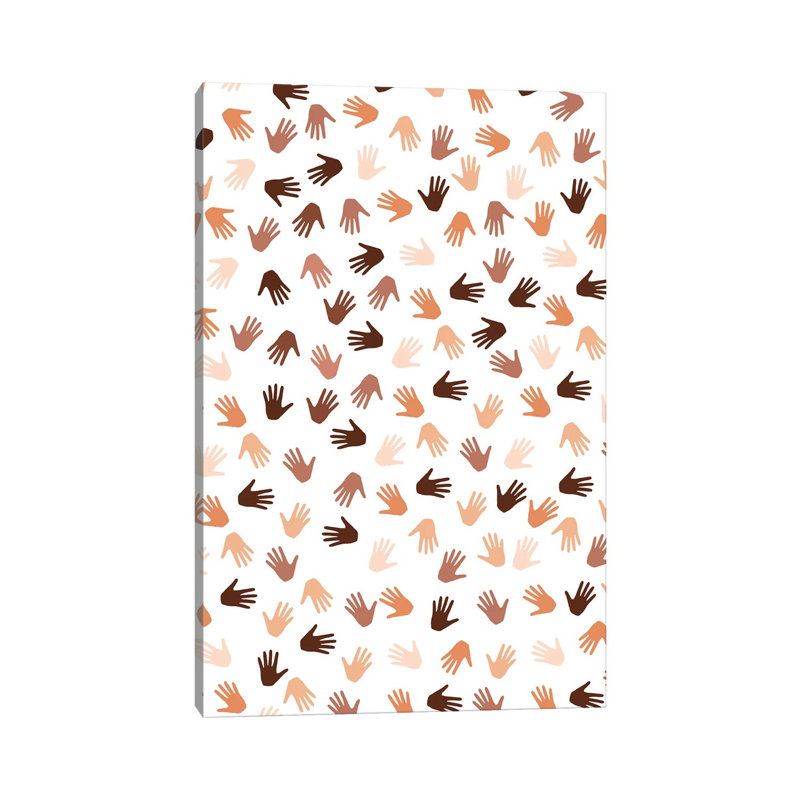 Hands - Wrapped Canvas Painting, 20.32 cm H x 30.48 cm W