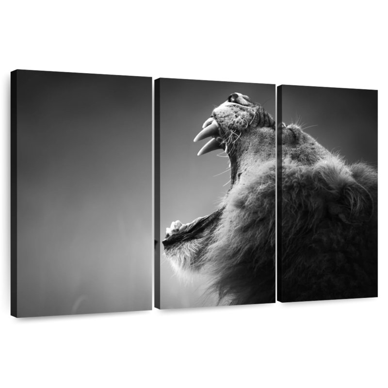 Lion Maw, 20" H x 33" W