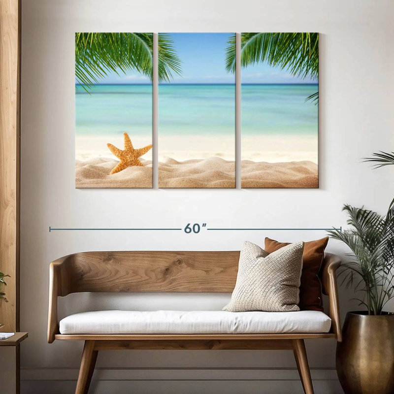 Étoile de mer tropicale Alvord, H 32 po x l 50 po