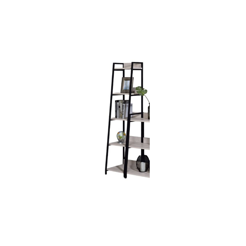 Wendral Natural & Black Finish 16"W Bookshelf