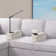 Sofa Armrest with Cupholder,Large Storage Couch Armrest with Removable Phone Stand&Reading,Beige