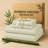 Luxury 4 Piece Solid Sheets Soft Rayon From Bamboo Blend Bedding Sheet Set-277409567-277409566