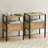 Brodyn End Table Set with Storage and Built-In Outlets