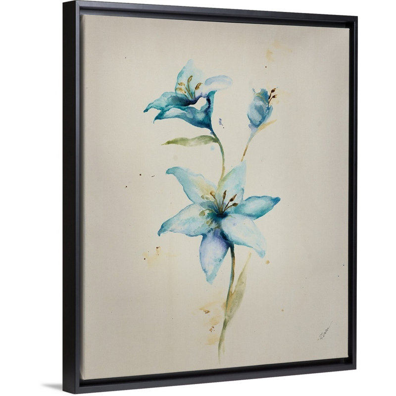 « essential to eden vii », peinture sur toile, Cadre flottant noir, H 15,7 po x l 12,7 po x p 1,75 po