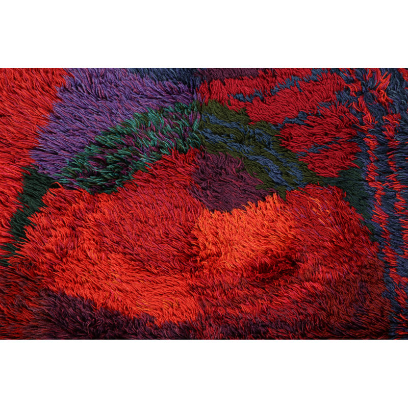 One-of-a-Kind 4’3x5’11 Hand Knotted Area Rug