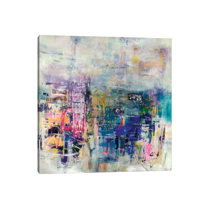 Rose condo par Julian Spencer, reproduction d’art, Toile tendue, Pas de tapis, H 12 po x l 12 po x P 0,75 po