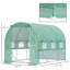 Airah 200cm x 508cm Greenhouse