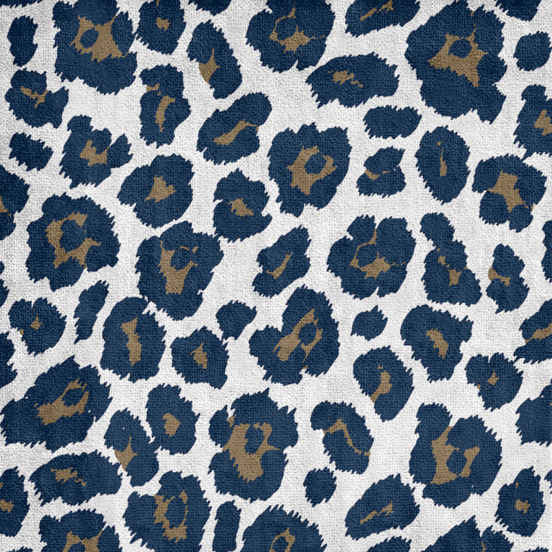 Magna Beach Towel, Polyester/Cotton Blend, White/New Century Gold/Millennium Blue