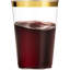 Gobelets en plastique transparents jetables dorés 14 oz