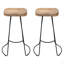 Tabouret de bar / comptoir avec structure de finition - hauteur de 30 po