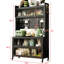 Étagère de rangement en métal gris - poids de 56,88 lb, capacité de charge de 250 kg, roues pivotantes à 360 °, armoire double ouverte pour une économie d'espace dans la cuisine de 17,32 po Largeur, profondeur 3,91, charge, rangement de la porte