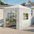 Pop Up Walk-in Greenhouse For Outdoors,protable Greenhouse With Roll-up Door-115153656-115153655