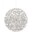 Alan Mizrahi Lighting Vistosi Disque de plafond style globe Murano Lustre