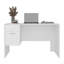 Bureau, 2 tiroirs, blanc