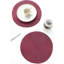 Ensemble de 6 napperons ronds tressés résistants à la chaleur en coton et polyester pour table de salle à manger-997519451