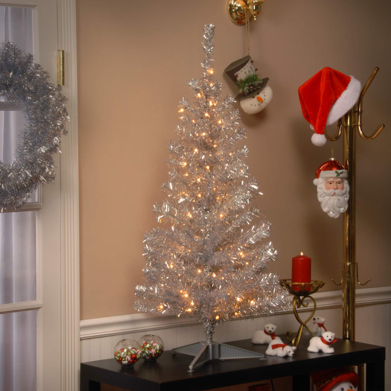 Arbre de Noël artificiel illuminé 4 pi