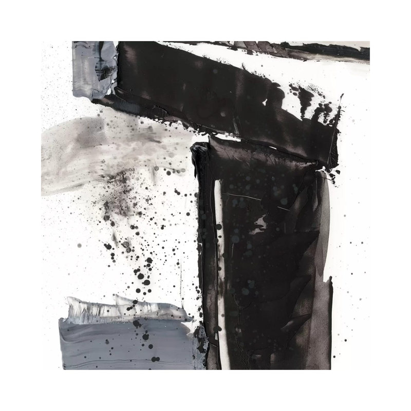 Reproduction d’art, "démolition I" par Ethan Harper, Toile tendue, Aucun mat, H 18 po x l 18 po x 1,5 po