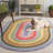 Braided Hand Woven Performance Machine Washable Geometric Indoor/Outdoor Area Rug-103516855