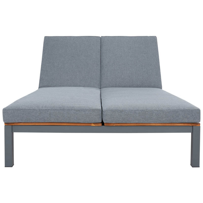 Outdoor Lounge Chair, Gray