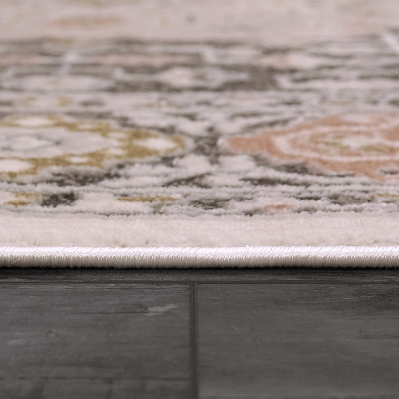 Tapis oriental taupe / brun / gris, Rectangle 5 pi 3 po x 7 pi