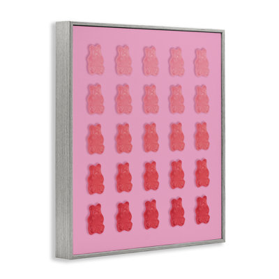 Giclée encadrée rose et rouge, design par Lish Creative