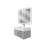 Modern 36" Wall-Mounted Single Bathroom Vanity Set with Mirror-83099338-83099331-83099332