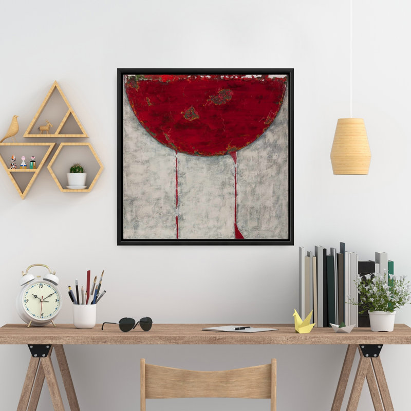 " Red Half Circle "