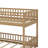 Queen Over Queen Bunk Bed With Ladder-1137043145