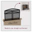 Milton 3 Panel Steel Fireplace Screen