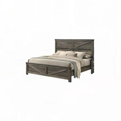 Lit plateforme Rustic Wood